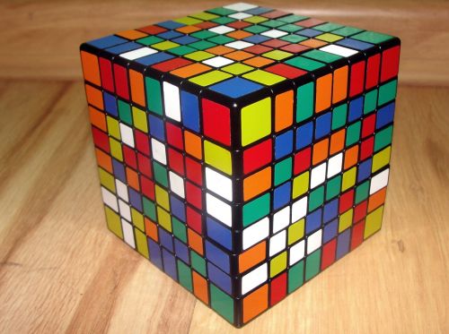 Rubiko Kubas, 8X8X8, Dėlionė, Mąstymas, Logika, Atmintis