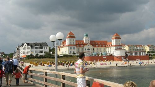 Rügen, Binz, Papludimys, Baltijos Jūra