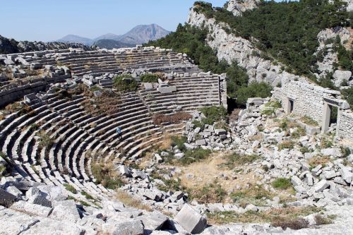 Griuvėsiai, Amfiteatras, Termessos
