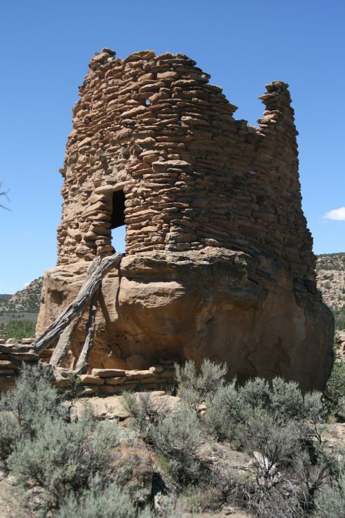 Griuvėsiai, Trubo Bokštas, Naujasis Meksikas, Anasazi, Dykuma, Navajo