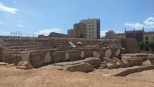 Griuvėsiai, Paminklai, Tarragona, Romėnų Teatras, Ispanija