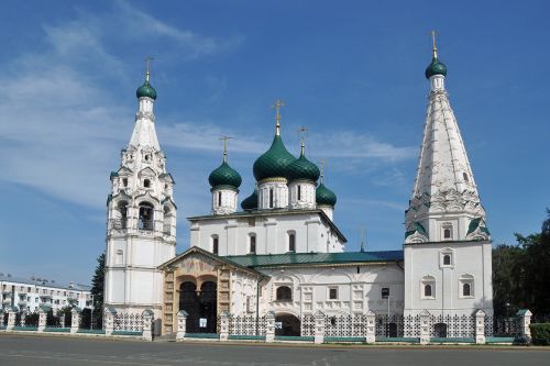 Rusija, Jaroslavlis, Bažnyčia, Rodyti Vietą, Religija, Architektūra, Kupolas, Istorija, Krikščionybė, Ortodoksija