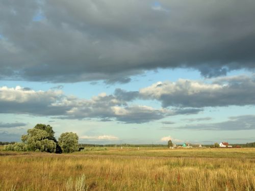 Rusija, Kraštovaizdis, Vaizdingas, Laukai, Ūkis, Kaimas, Šalis, Kaimas, Gamta, Lauke, Vista