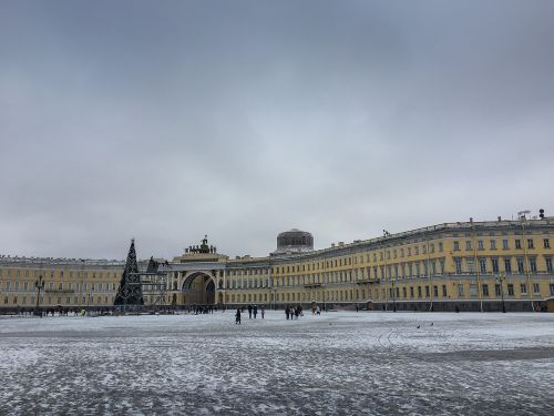 Rusija, Sankt Peterburgas, Rūmų Aikštė, Parkas