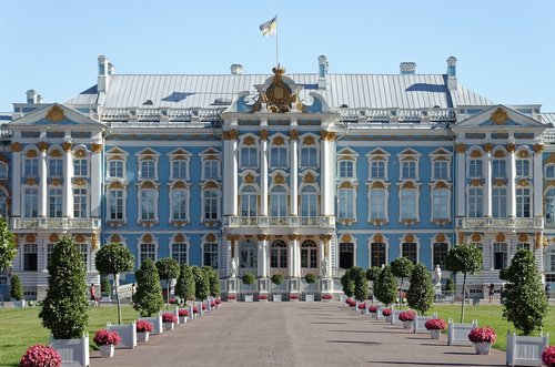 Rusija,  Sankt Petersburg,  Kotrynos Rūmai,  Pilis,  Architektūra,  Statyba,  Lankytinos Vietos