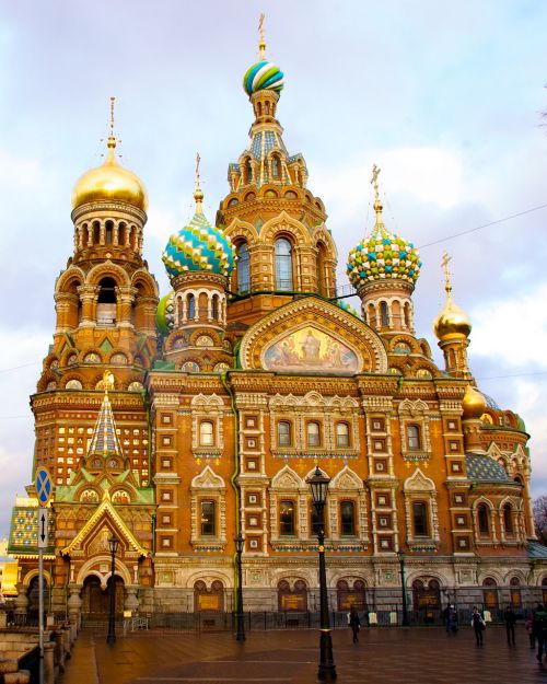 Rusija, Sankt Peterburgas, Petersbergas, Bažnyčia, Ornate, Ortodoksas, Kraujas, Išsiliejusios