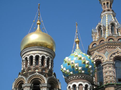 Rusija, Sankt Peterburgas, Katedra, Prisikėlimo Bažnyčia, Art Nouveau