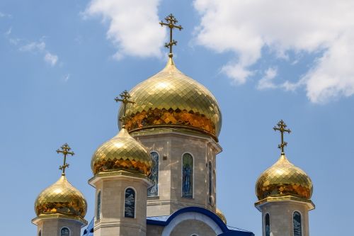 Rusų Bažnyčia, Kupolas, Auksinis, Architektūra, Religija, Ortodoksas, Tamassos Vyskupas, Episkopija, Kipras, Krikščionybė