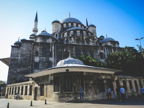 Rustem Pasha Mečetė, Istanbulas, Turkija, Architektūra, Žmonės, Šaligatvis, Vaikščioti, Pėstiesiems, Turistai