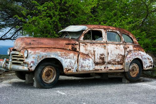Rusvas,  Vintage,  Automobilis,  Klasikinis,  Transporto Priemonė,  Sunaikintas,  Rūdys,  Rusty Vintage Car