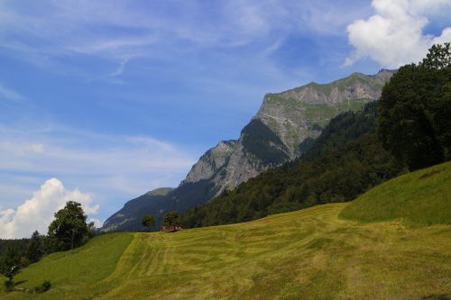 S, Kalnas, Swiss, Alpės, Heidi Kaimas, Heidi, Maienfeld