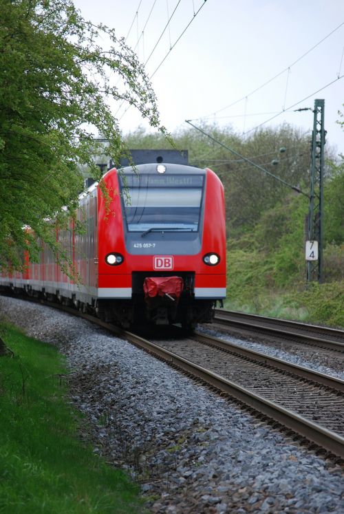 S Bahn, Traukinys, Eismas, Geležinkelio Stotis, Avarinis Stabdys, Techninis Įtaisas
