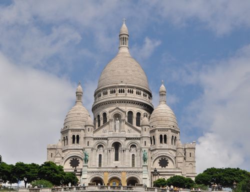Sacré Coeur, Montmartras, Paris, France, Bažnyčia, Bazilika, Lankytinos Vietos