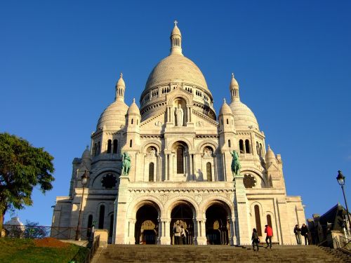 Šventa Širdis, Šventosios Širdies Bazilika, Sacred Heart, Bazilika, Paryžius, Prancūzija, Architektūra