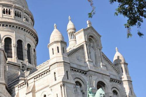 Šventoji Baziliko Širdis, Sacred Heart, Bazilika, Paryžius, Prancūzija, Architektūra