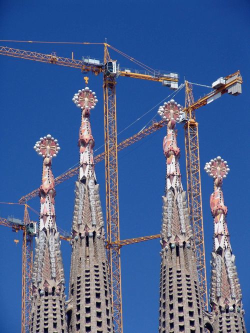 Sagrada Familia, Barcelona, Ispanija, Bažnyčia, Katalonija, La Sagrada Familia, Lankytinos Vietos, Pasaulinis Paveldas, Statybos Menas, Sagrada Família, Katedra