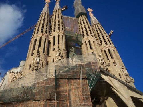 Sagrada Família, Barcelona, Katedra, Bažnyčia, Architektūra, Paminklai