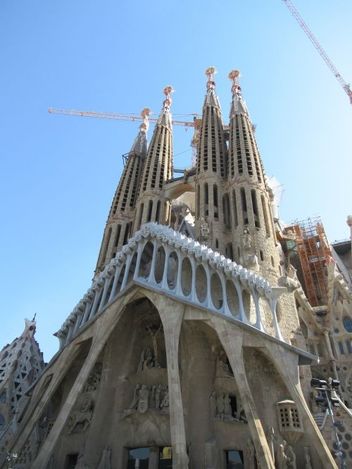 Sagrada Familia, Barcelona, Bažnyčia, Gaudí, Ispanija, Katedra, Architektūra