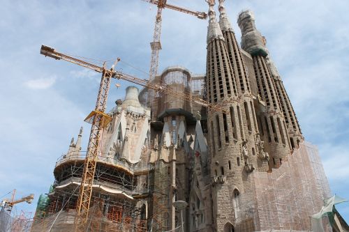 Sagrada Familia, Gaudí, Barcelona, Ispanija, Bažnyčia
