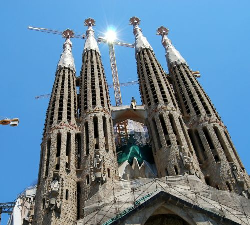 Sagrada Família, Katedra, Barcelona, Architektūra, Ispanija, Gaudí, Pastato Konstrukcija, Ypač