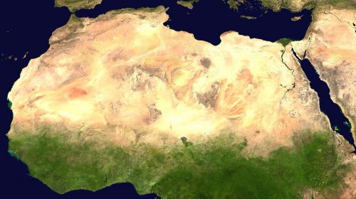 Sahara, Dykuma, Palydovinė Nuotrauka, Palydovinis Vaizdas, Oro Vaizdas, Žemė, Afrika, Žemynas, Raudonoji Jūra, Congo