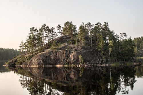 Saimaa, Puumala, Sala, Kraštovaizdis, Vasara, Ežeras, Rokas