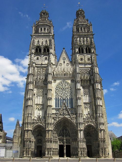 Šventosios Gatvės Katedra, Gotika, Turai, Indre-Et-Loire, France, Katalikų, Loire, Architektūra