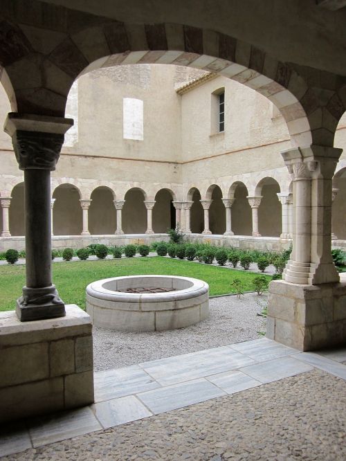 Saint-Genis-Des-Fontaines, Vienuolynas, Abbey, Benediktinų, Rytietiški-Pyrénées, Prancūzija