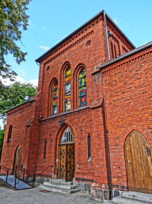 Šventasis Jonas Evangelistas, Bažnyčia, Bydgoszcz, Lenkija, Krikščionybė, Religinis, Architektūra, Pastatas