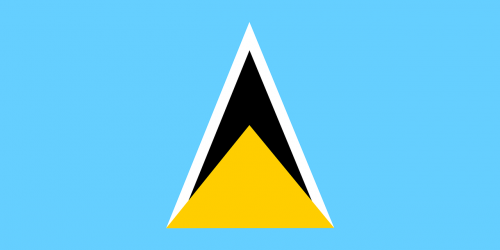 Saint Lucia, Vėliava, Nacionalinis, Simbolis, Tauta, Šalis, Karibai, Sala, Nemokama Vektorinė Grafika