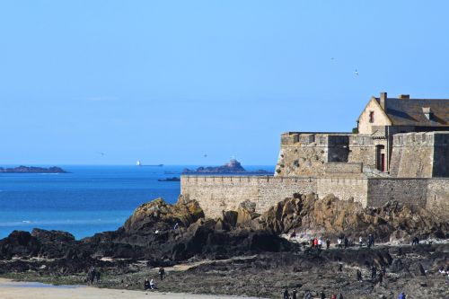 Saint Malo, Jūra, Vandenynas, Brittany, Stipri Nacionalinė
