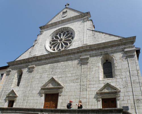 Saint Pierre, Katedra, Annecy, France, Pastatas, Architektūra, Fasadas, Religinis, Krikščionis