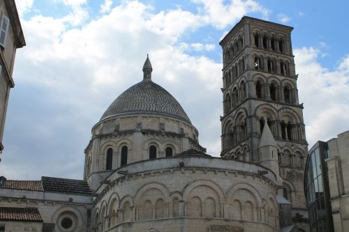Šventojo Tvirtovės Katedra, Angoulême, France, Charente, Bažnyčia, Katedra, Netipinė Bažnyčia, Pierre, Kupolas