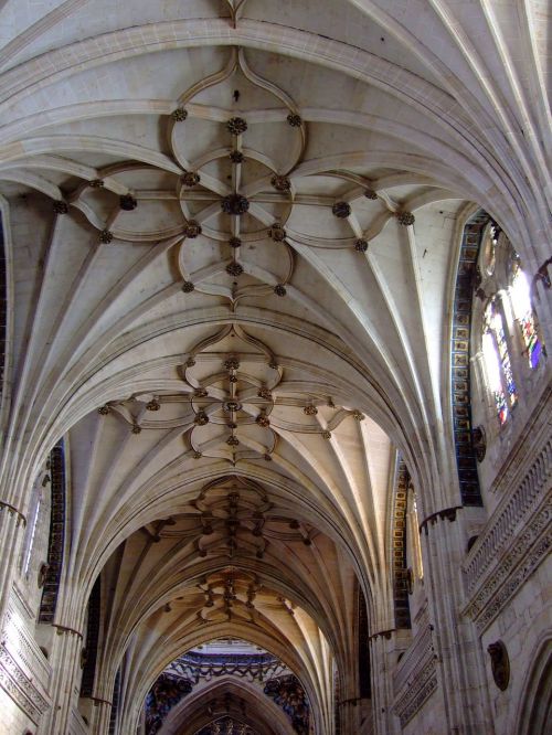 Salamanca, Ispanija, Katedra, Viduje, Architektūra, Bažnyčia
