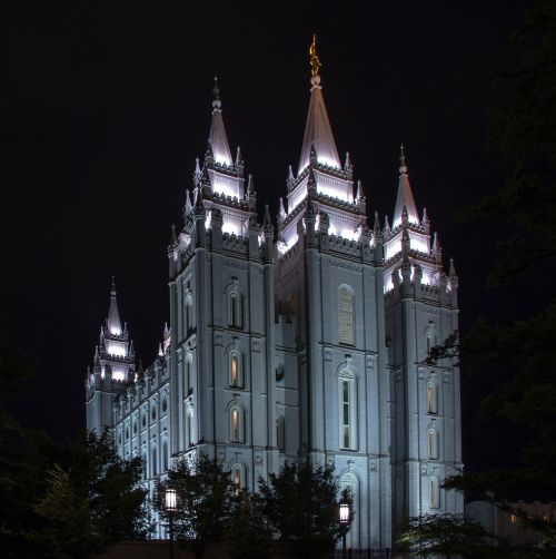 Salt Lake Miestas, Utah, Usa, Šventyklos Aikštė