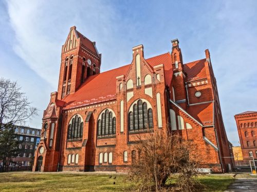 Salvator Bažnyčia, Bydgoszcz, Lenkija, Eksterjeras, Pastatas, Architektūra, Paminklas, Religinis