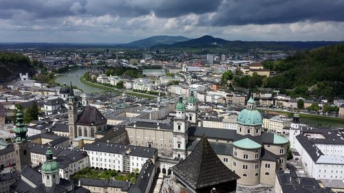 Salzburg,  Miestas,  Austrija