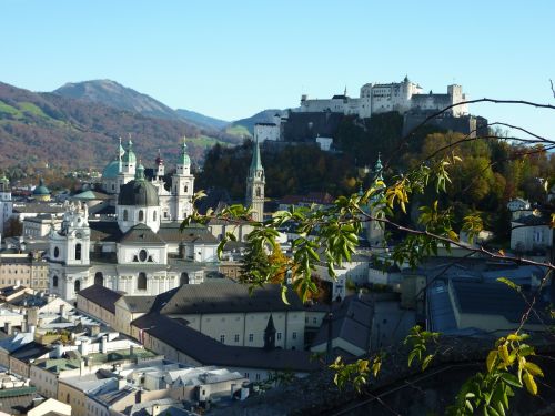 Salzburg, Tvirtovė, Austria, Senamiestis, Hohensalzburgo Tvirtovė, Įvedimas, Turistų Atrakcijos, Pilis, Minios Surinkėjas, Lankytinos Vietos, Mozarto Miestas