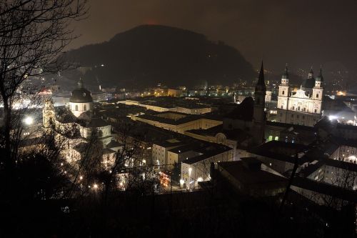 Salzburg, Austria, Mönchberg, Franciscan Bažnyčia