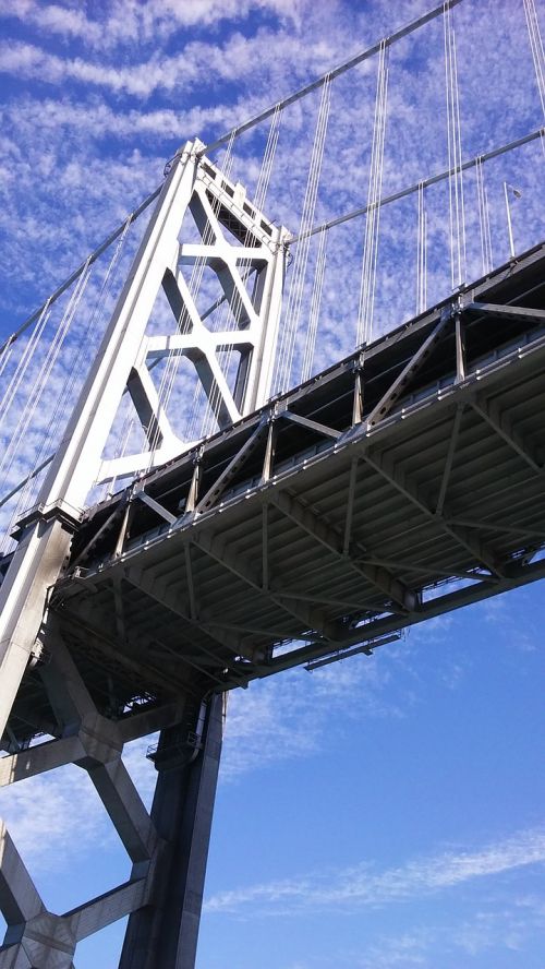 San Franciskas, Lyno Tiltas, Įlanka, Tiltas, Kalifornija, San Francisco Skyline
