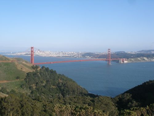 San Franciskas, Auksinių Vartų Tiltas, Kraštovaizdis