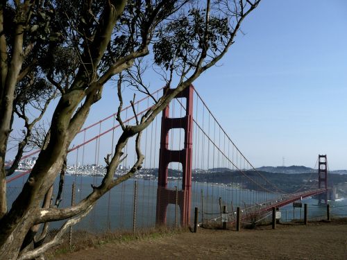 San Franciskas, Kalifornija, Usa, Auksinių Vartų Tiltas, Pastatas, Kabantis Tiltas, Lankytinos Vietos, Auksiniai Vartai, Ramiojo Vandenyno Regionas, Miestas