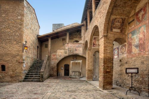 San Gimignano, Pasaulinis Paveldas, Toscana, Italy, Pastatas, Gimignano