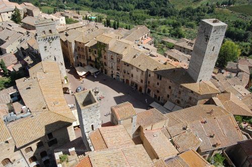 San Gimignano, Italy, Toskana