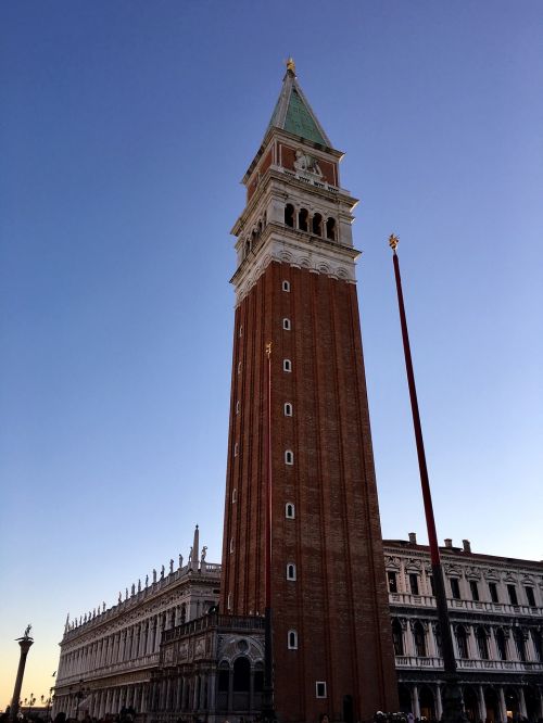 San Marco, Venecija, Bokštas, Architektūra, Italy, Piazza, Europietis, Turizmas, Orientyras