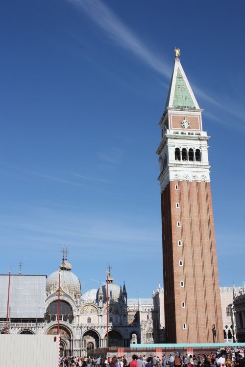 San Marco Aikštė, Venecija, Bokštas, Plaza, Italy, Kultūra, Kelionė