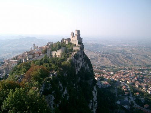 San Marino, Italy, Miestas, Kalnas, Vaizdas, Regėjimas