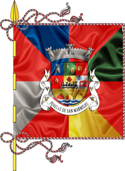 San Marmilhu, Vėliava, Portugal, Savivaldybė, Simbolis, Reklama, Insignia