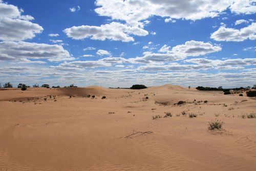 Smėlis, Kopos, Dangus, Kriaušių Kalnakasiai, Australia