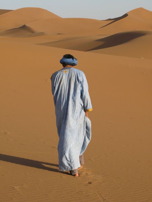 Smėlis, Dykuma, Kelionė, Papludimys, Pasivaikščiojimas, Marokas, Berberis